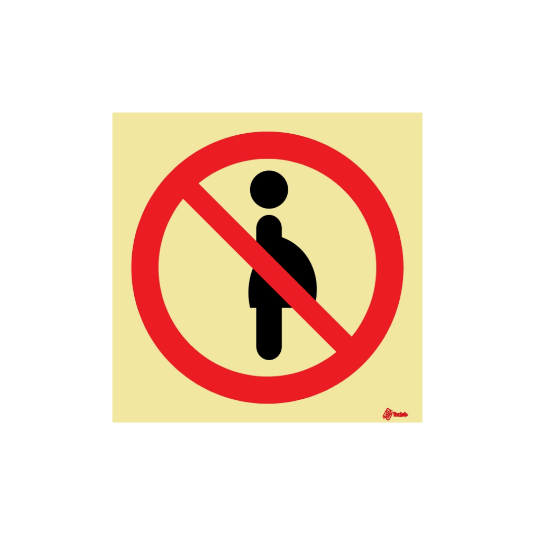 Sinalética Proibida a Entrada a Grávidas – PR0066