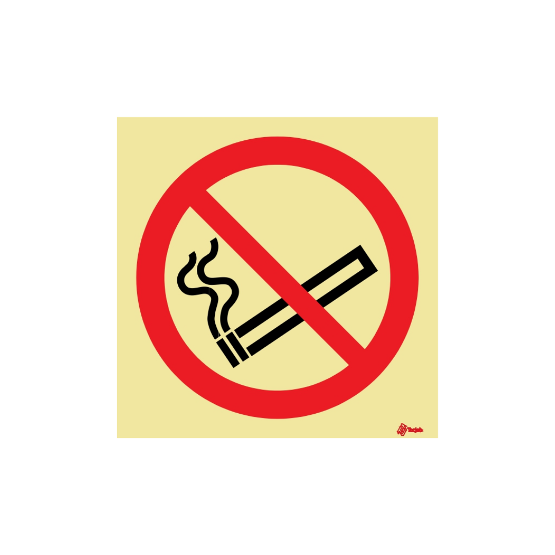 Sinalética Proibido Fumar Quadrada – PR0001