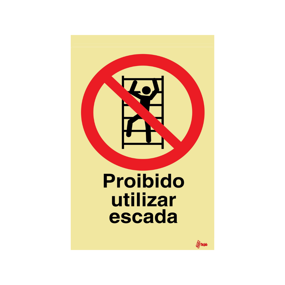 Sinalética Proibido Utilizar Escada – PR0262