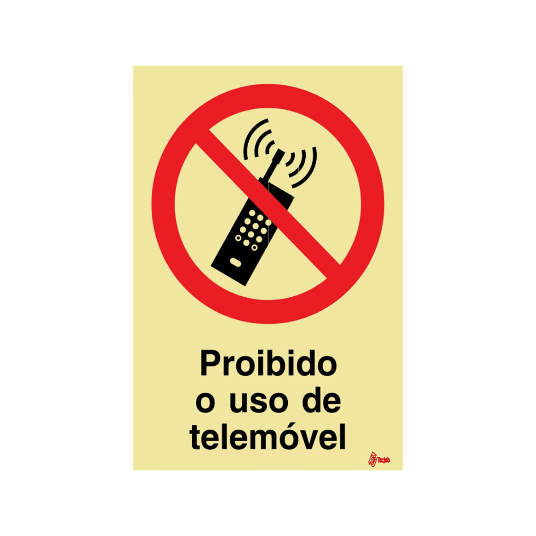Sinalética Proibido o Uso de Telemóvel – PR0046