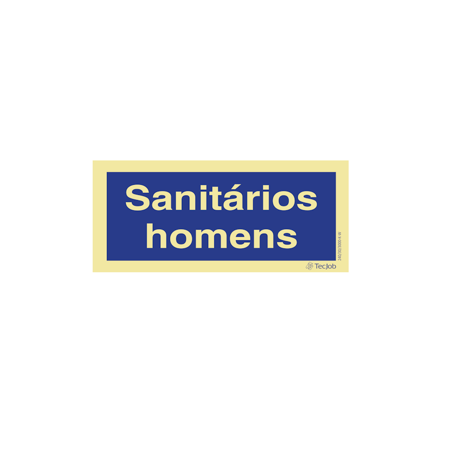 Sinalética Sanitários Homens - IN0322