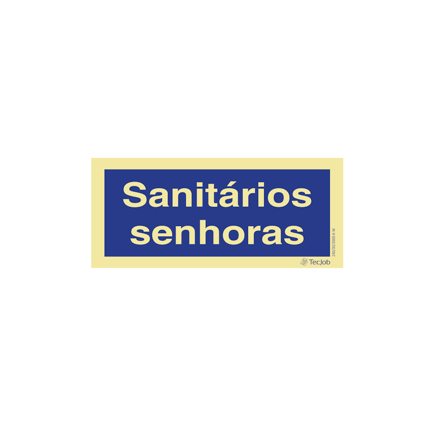Sinalética Sanitários Senhoras - IN0323