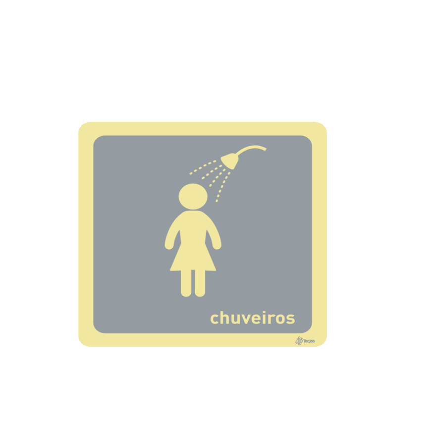 Sinalética Chuveiros Mulher - IN0111