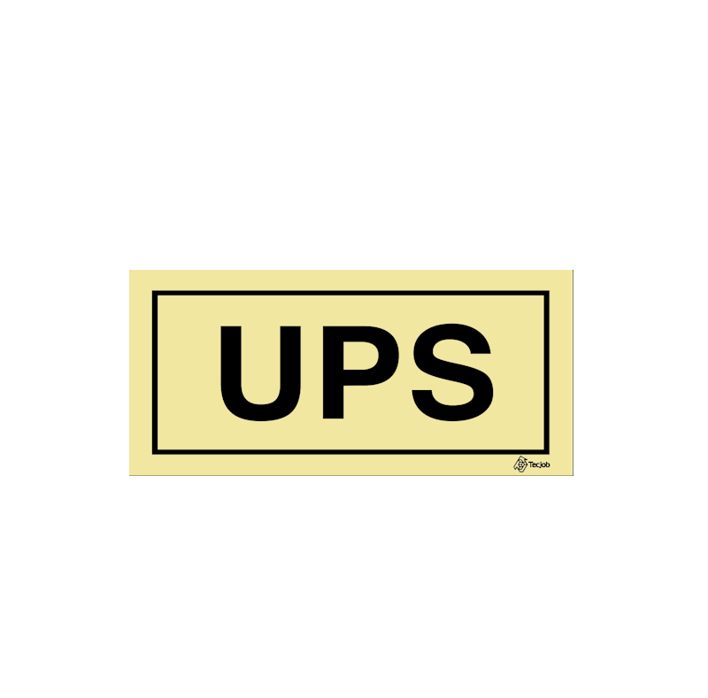 Sinalética UPS - IS0443