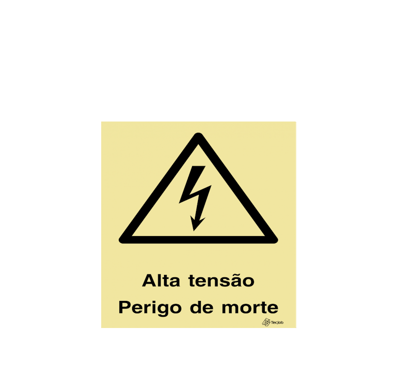 Sinalética Perigo Alta Tensão Perigo de Morte – IS0146