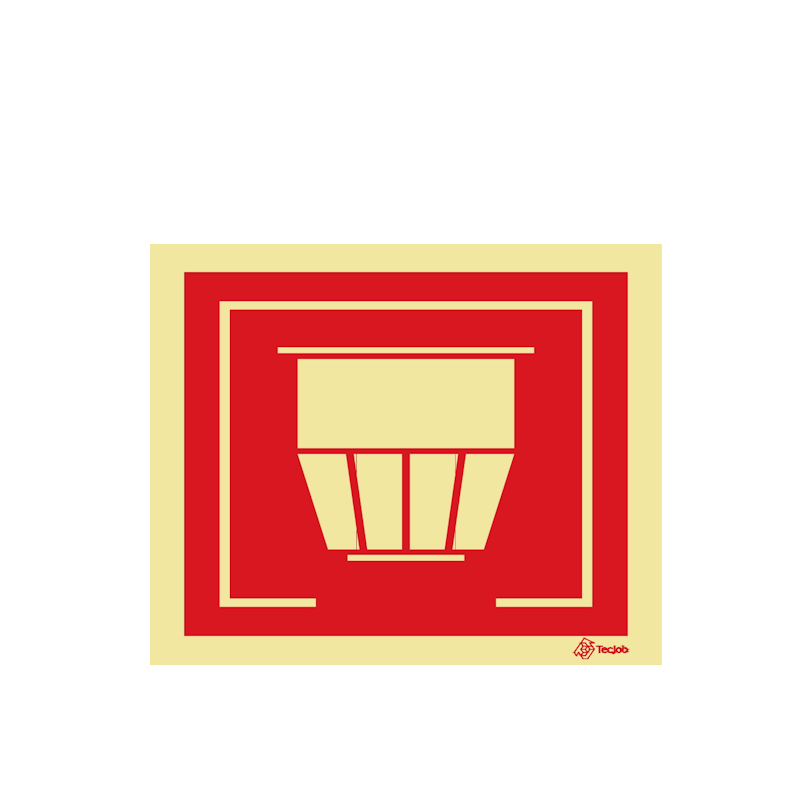 Sinalética Área com Detetores de Fumo - I0295