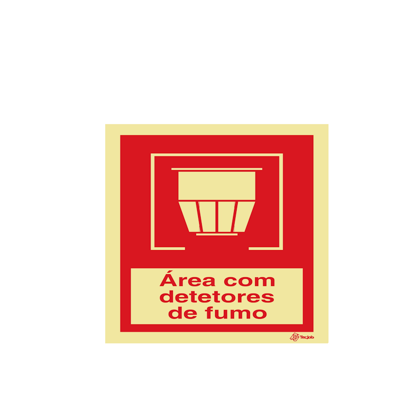 Sinalética Área com Detetores de Fumo - I0315