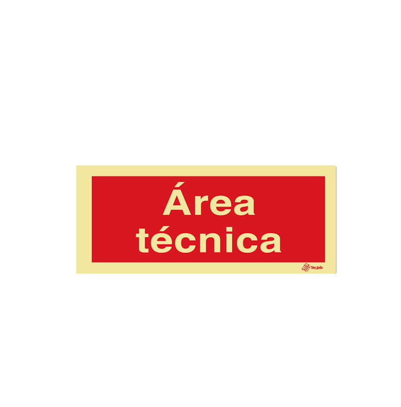 Sinalética Área Técnica - I0573