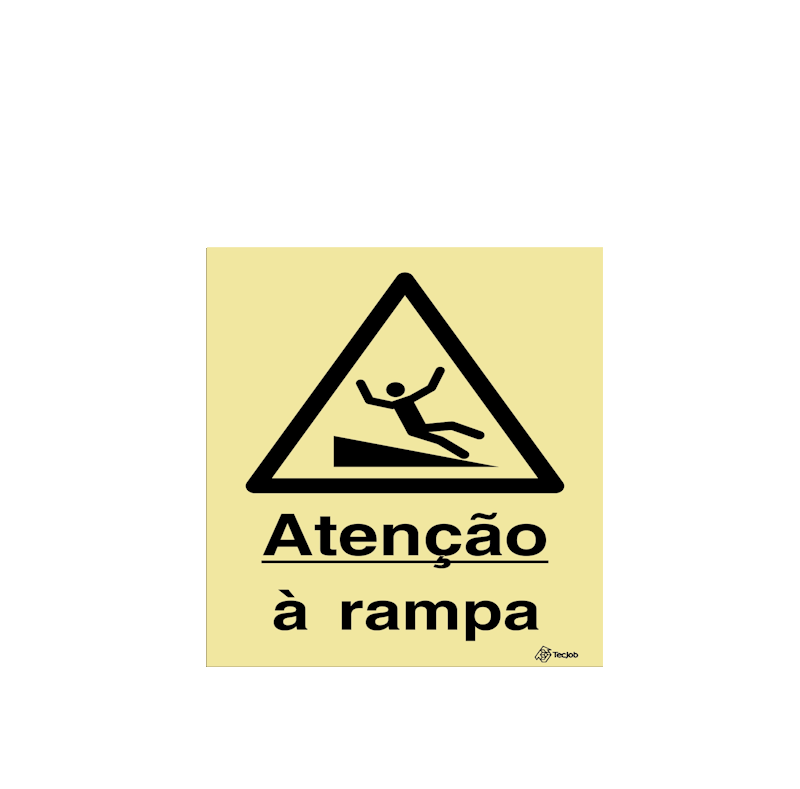Sinalética Atenção à Rampa – IS0190