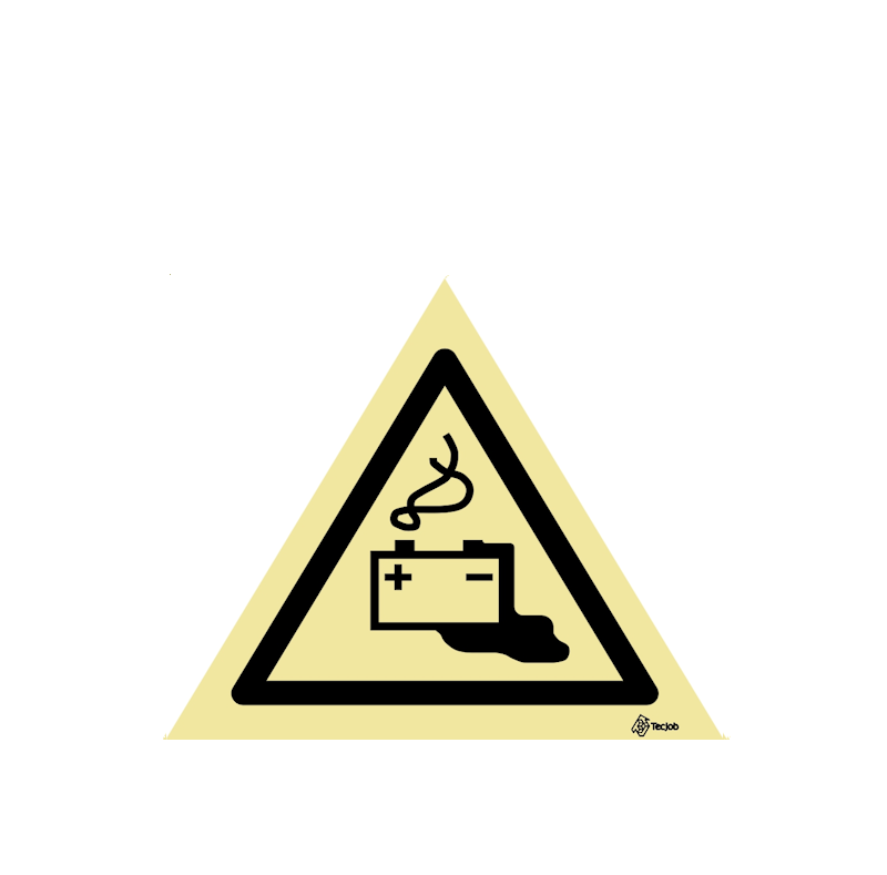 Sinalética Atenção Baterias em Carga – IS0320