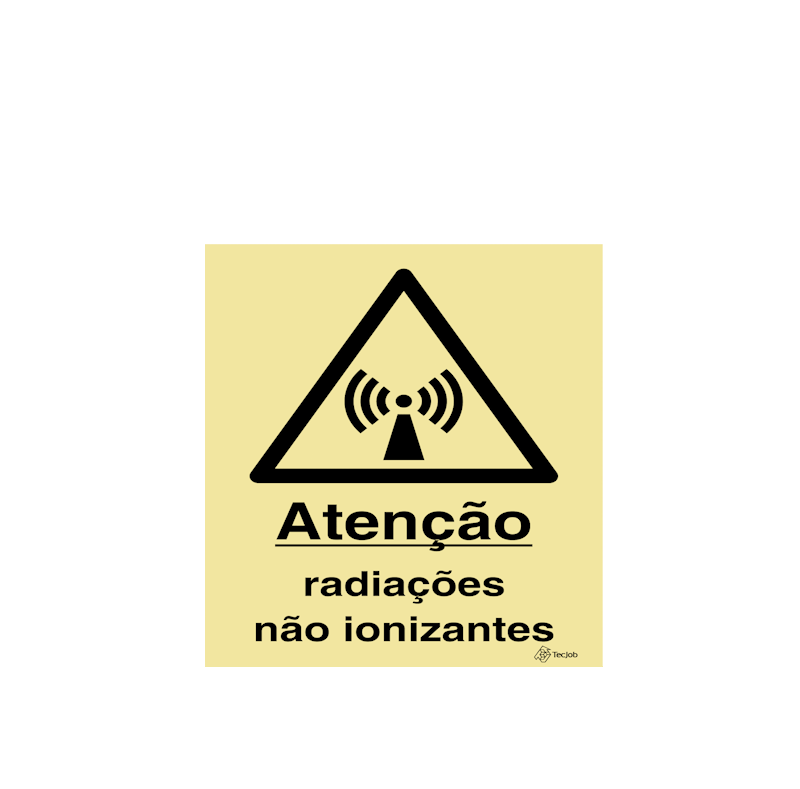 Sinalética Atenção Radiações Não Ionizantes – IS0153