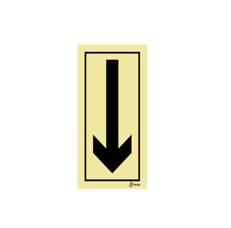 Sinalética Seta para Baixo – IS0444