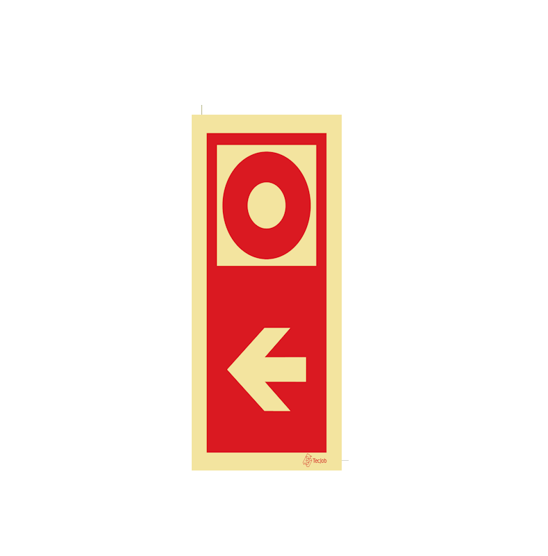 Sinalética Botão de Alarme à Esquerda – I0432