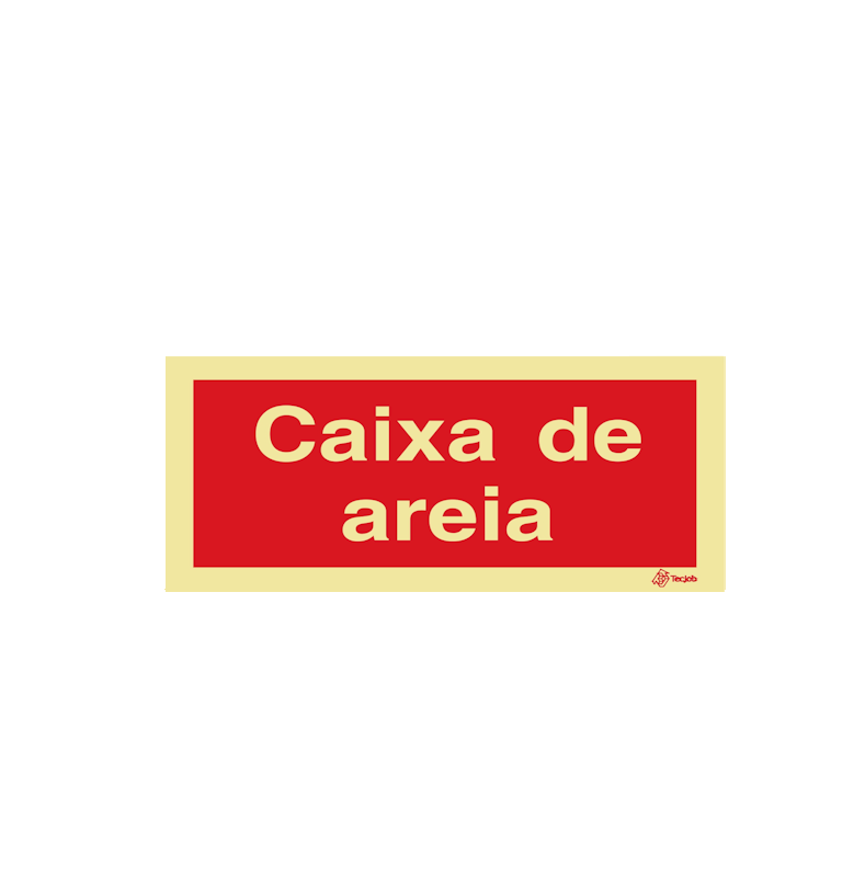 Sinalética Caixa de Areia - I0582