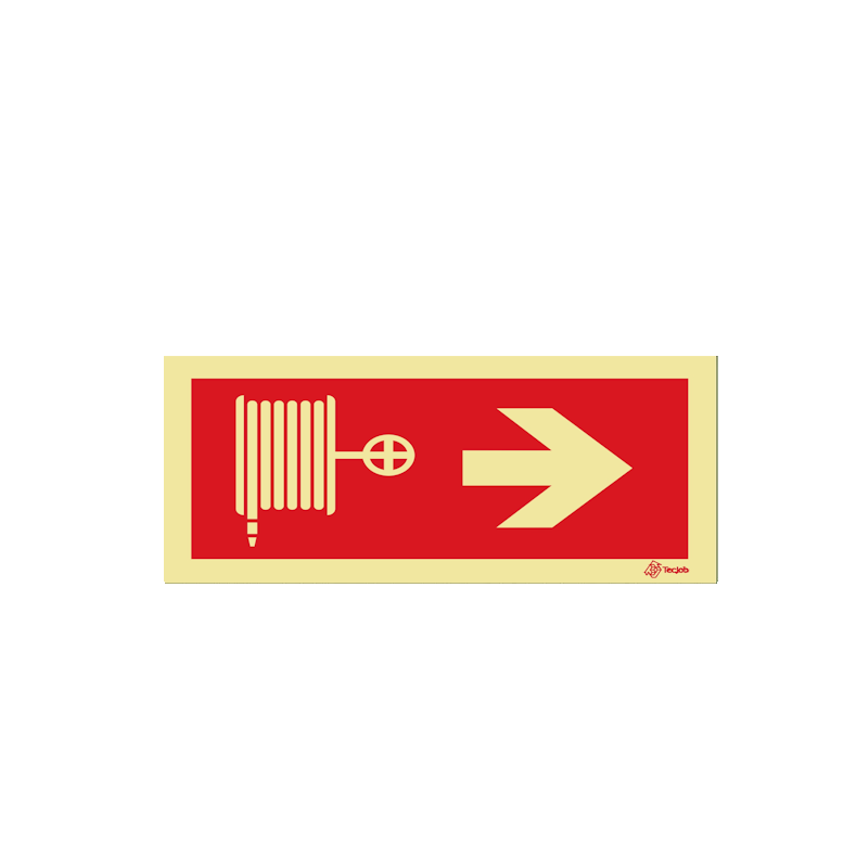 Sinalética Carretel - Seta para a Direita - I0449