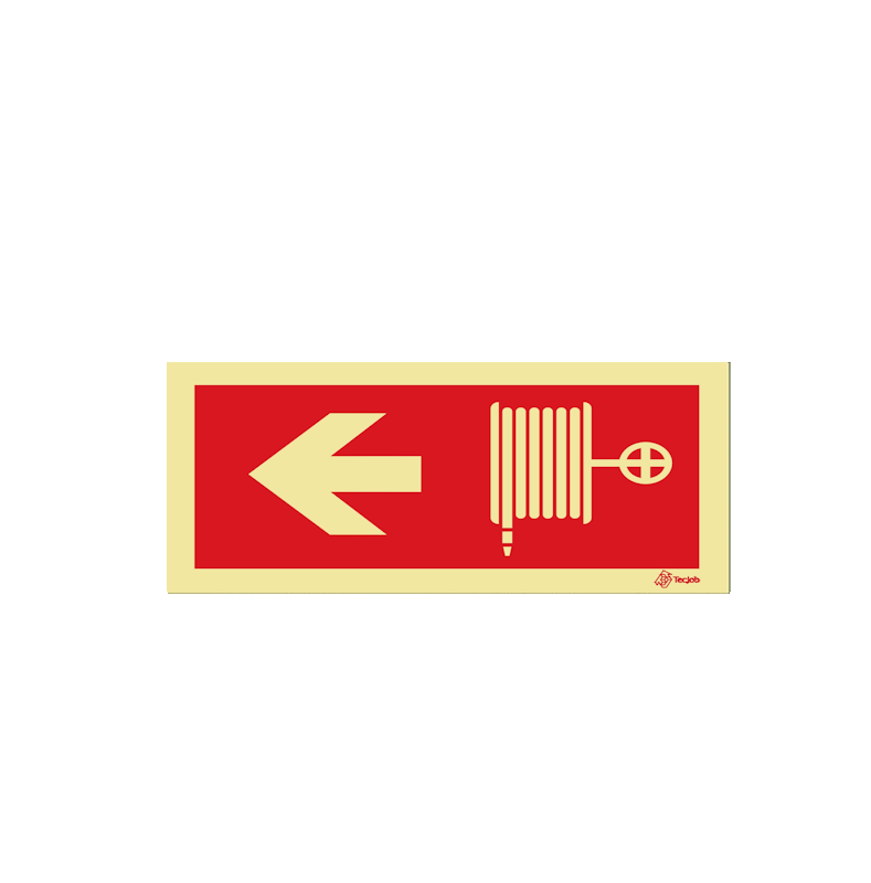 Sinalética Carretel - Seta para a Esquerda - I0448