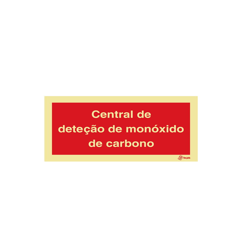 Sinalética Central de Deteção de Monóxido de Carbono - I0638