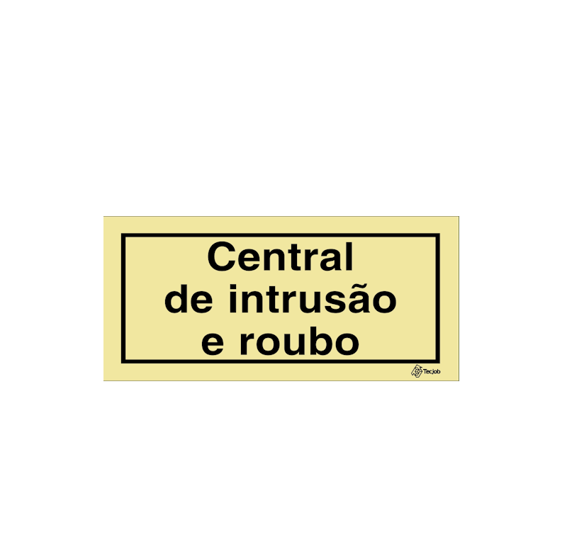 Sinalética Central de Intrusão e Roubo - IS0432