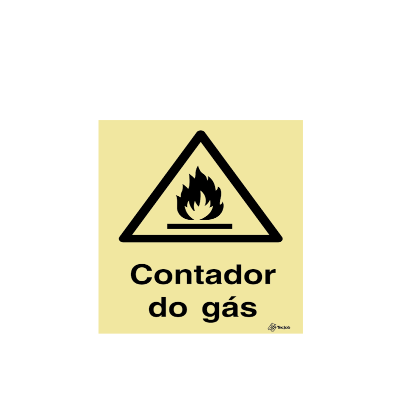 Sinalética Contador de Gás - IS0295