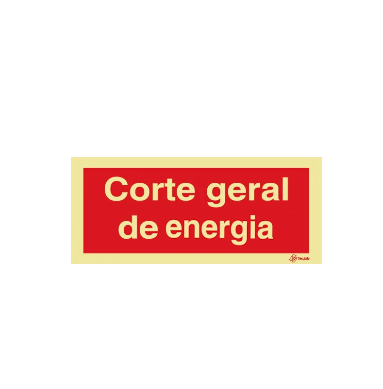 Sinalética Corte Geral de Energia - I0611