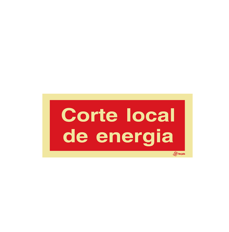 Sinalética Corte Local de Energia - I0598