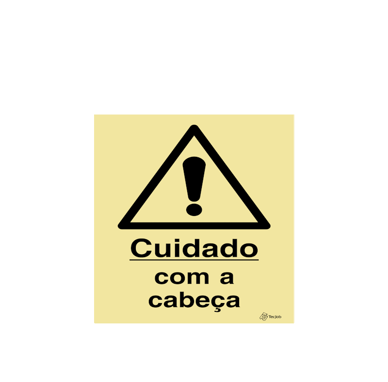 Sinalética Cuidado com a Cabeça - IS0485