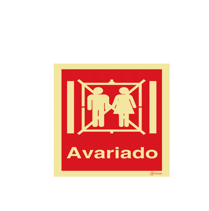 Sinalética Elevador Avariado – I0372
