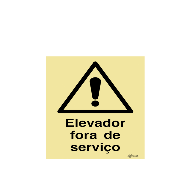Sinalética Elevador Fora de Serviço - IS0496