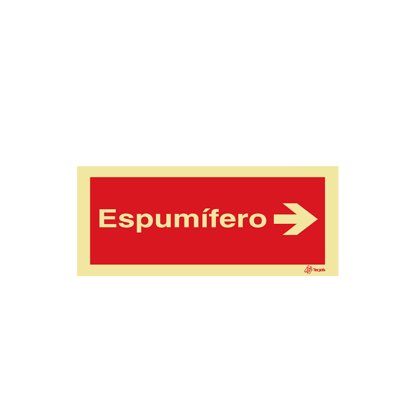 Sinalética Espumífero - Seta para a Direita - I0610