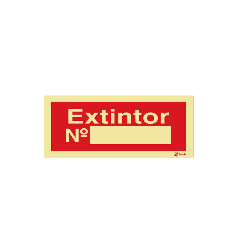 Sinalética Extintor Nº – I0475