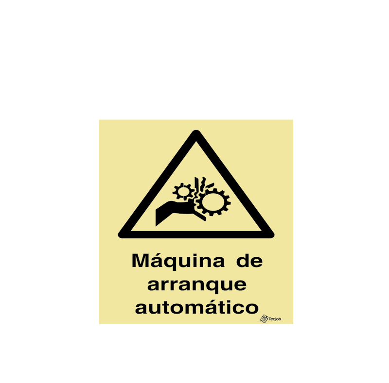 Sinalética Máquina de Arranque Automático - IS0237