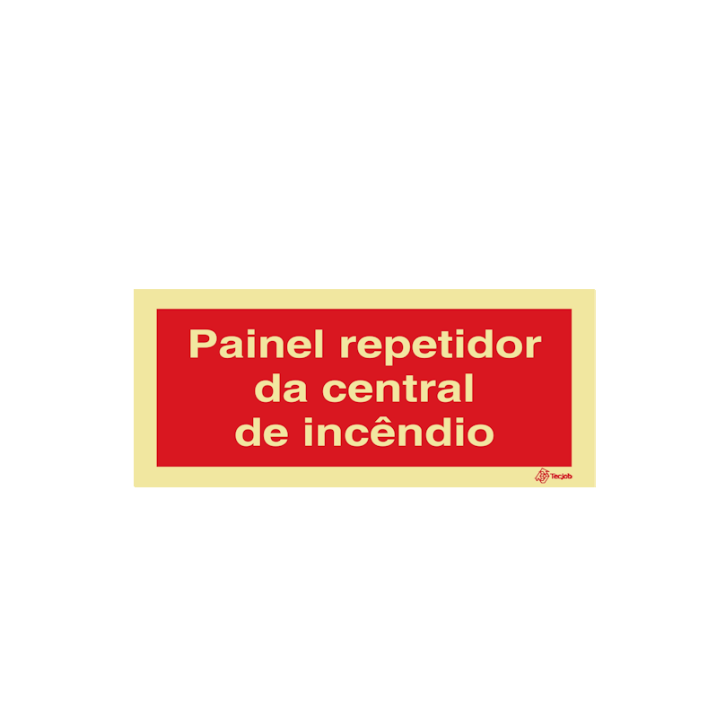 Sinalética Painel Repetidor da Central de Incêndio - I0640