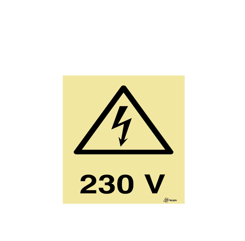 Sinalética Perigo 230V – IS0147