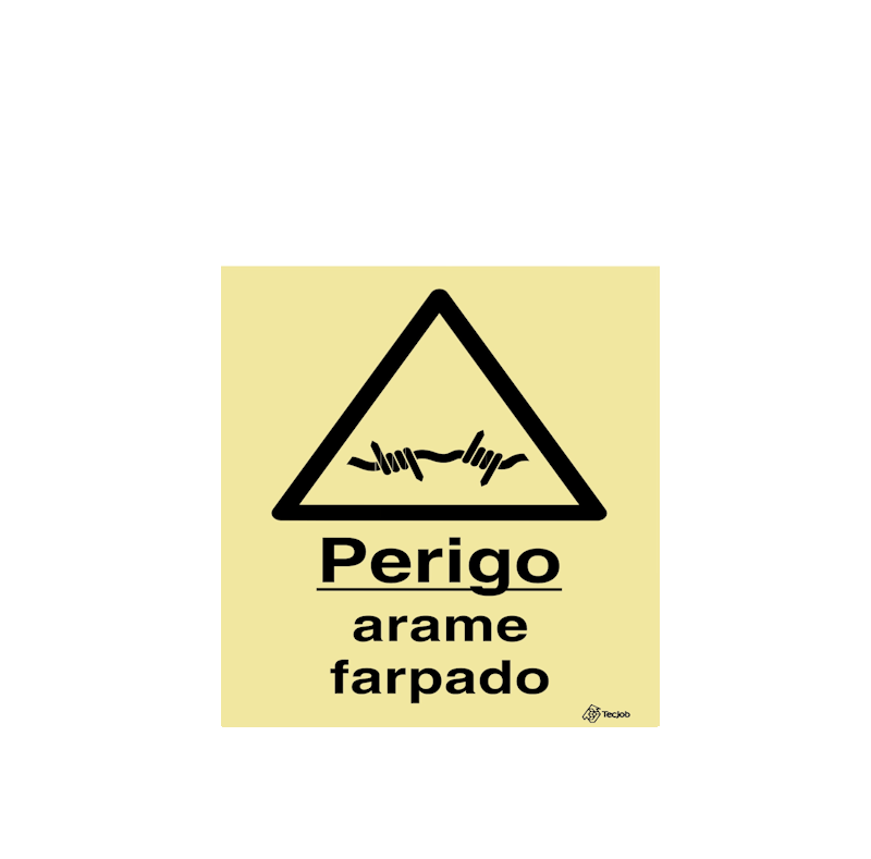 Sinalética Perigo Arame Farpado - IS0249