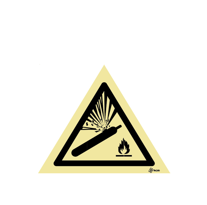 Sinalética Perigo Ar Comprimido – IS0312