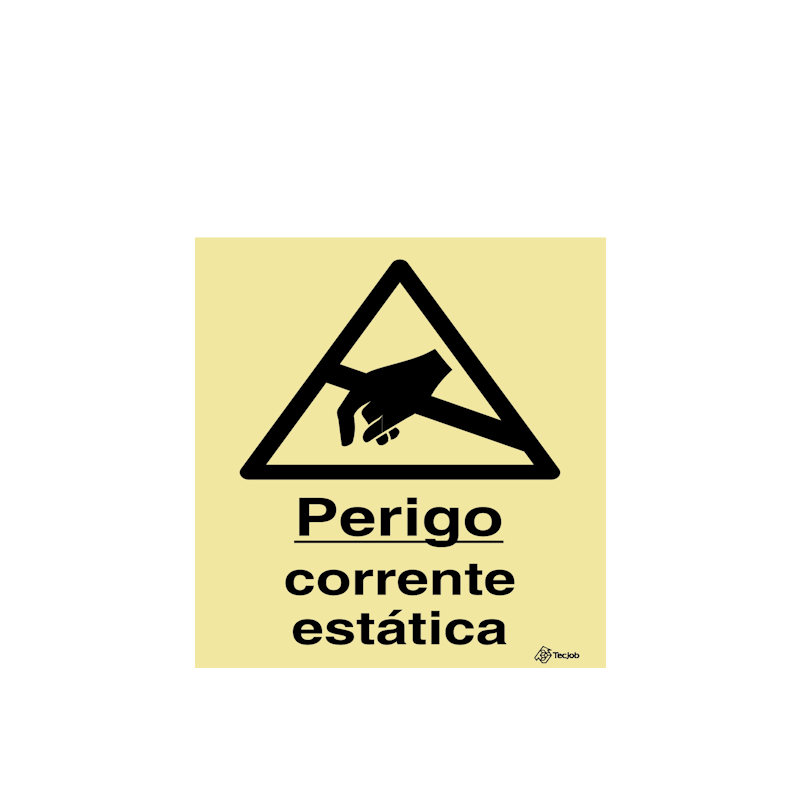 Sinalética Perigo Corrente Elétrica - IS0340