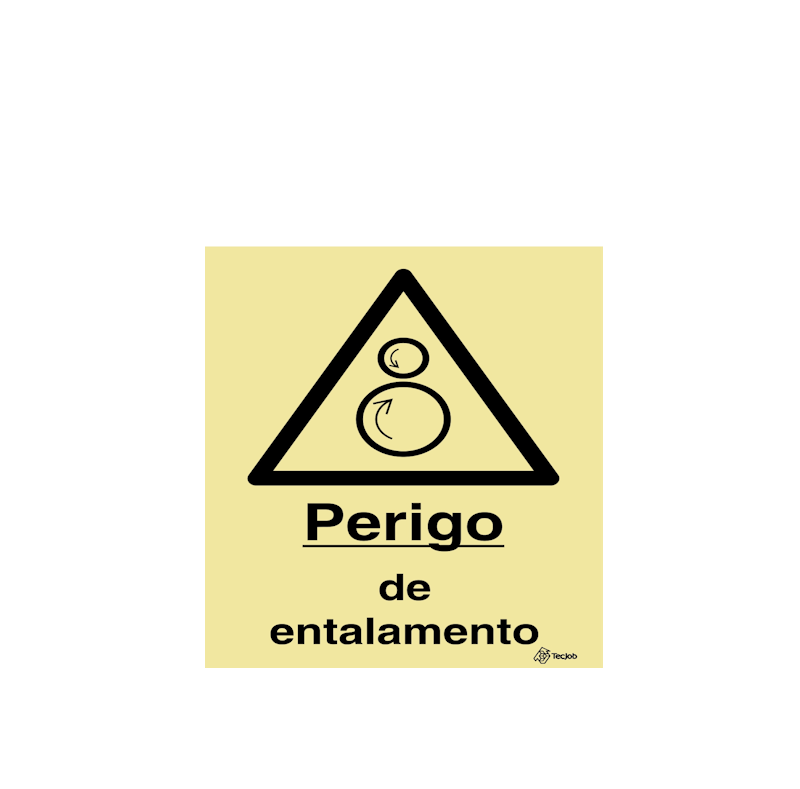 Sinalética Perigo de Entalamento - IS0236