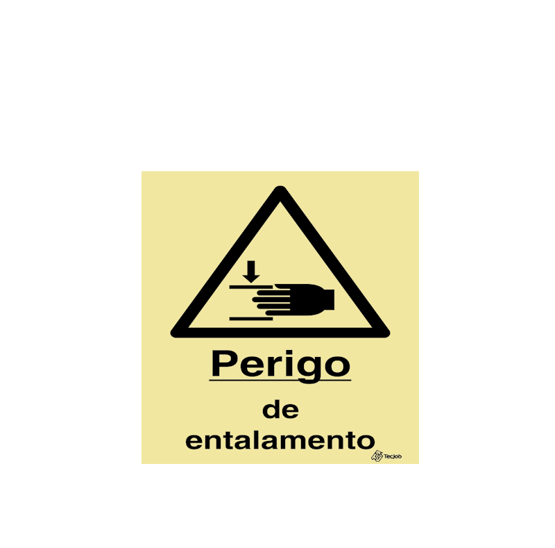 Sinalética Perigo de Entalamento - IS0238