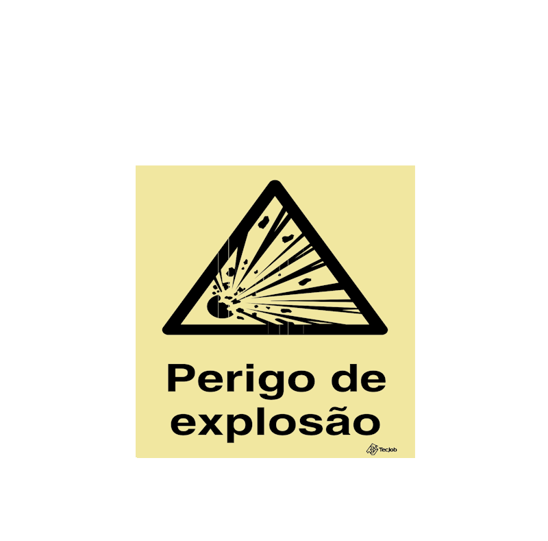 Sinalética Perigo de Explosão - IS0284
