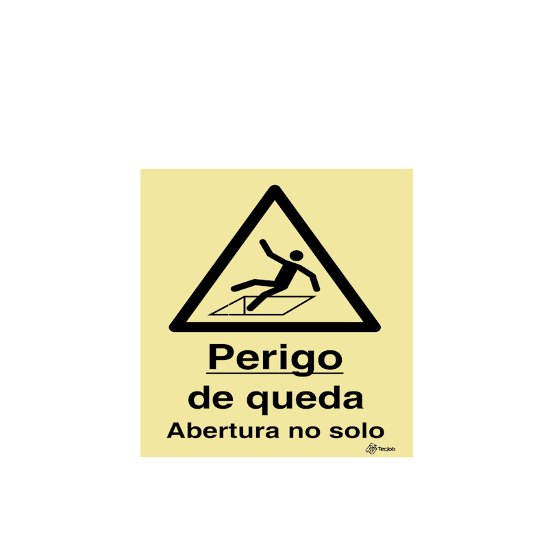 Sinalética Perigo de Queda Abertura no Solo - IS0197
