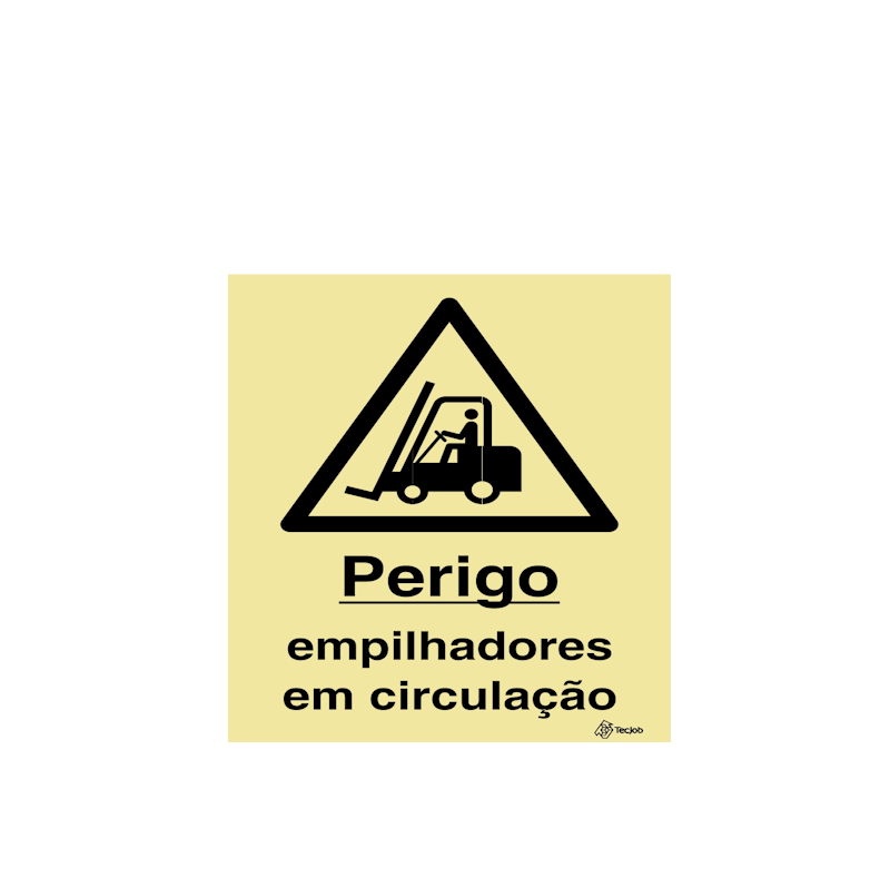 Sinalética Perigo Empilhadores em Circulação - IS0231