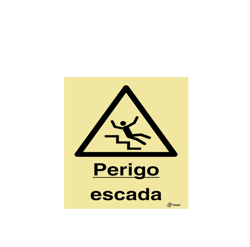 Sinalética Perigo Escada - IS0194