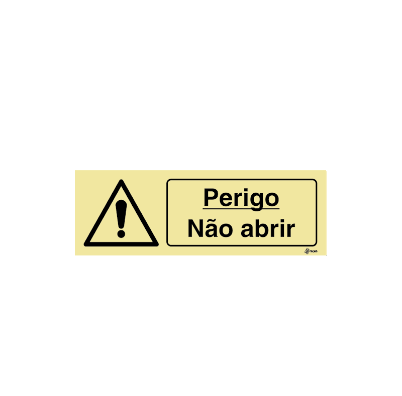 Danger Signage - Do Not Open - ISO412