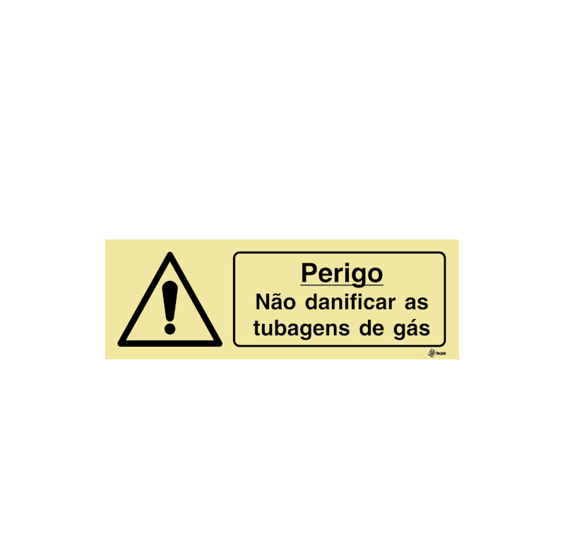 Danger Signage: Do Not Damage Gas Pipelines - ISO 413