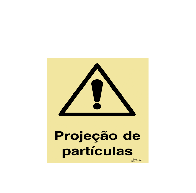Sinalética Perigo Projeção de Partículas - IS0501
