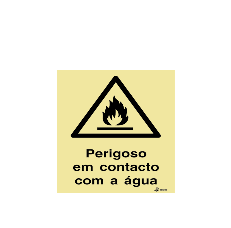 Sinalética Perigoso em Contacto com a Água - IS0292