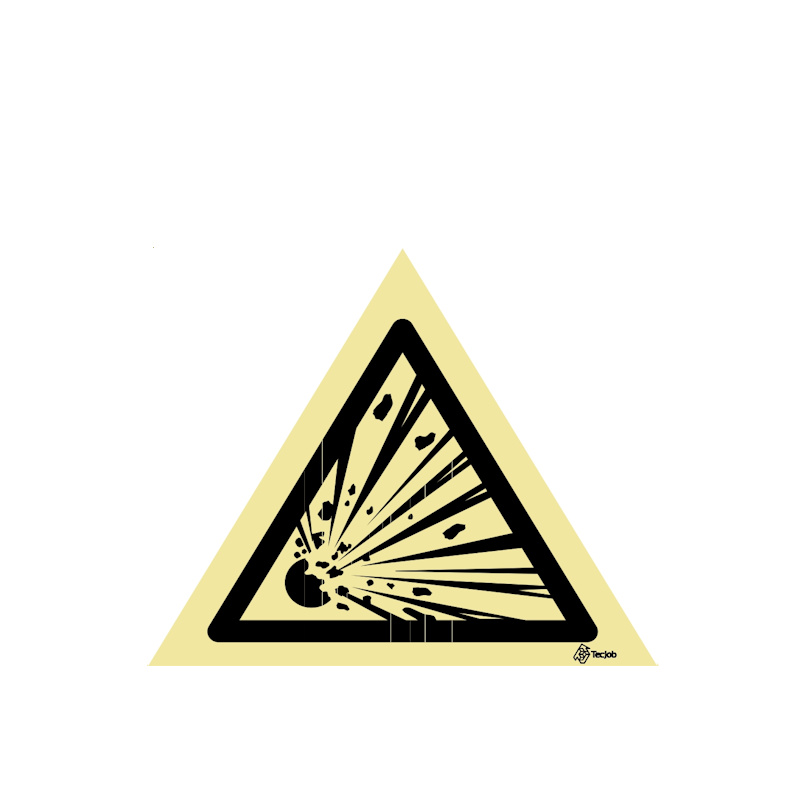 Sinalética Perigo Substâncias Explosivas – IS0263