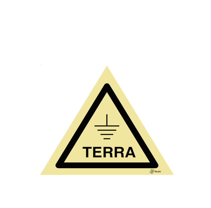 Sinalética Perigo Terra - IS0136