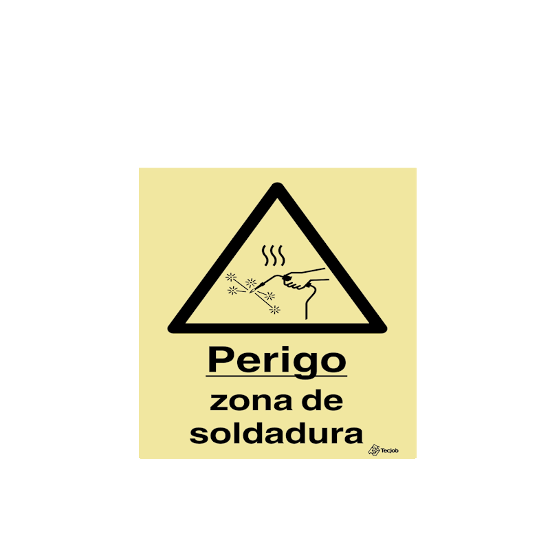 Sinalética Perigo Zona de Soldadura - IS0298