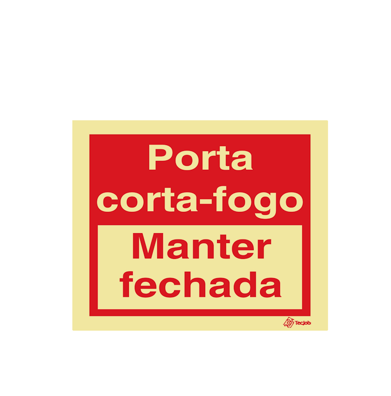 Sinalética Porta Corta-Fogo - I0542